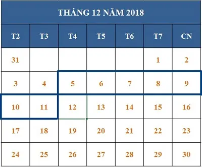 Tử vi hàng tuần từ ngày 05/12/2018 đến ngày 11/12/2018