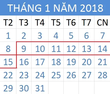 Tử vi hàng tuần từ ngày 09/01/2018 đến 15/01/2018