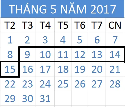 Tử vi hàng tuần từ ngày 09/05/2017 đến 15/05/2017
