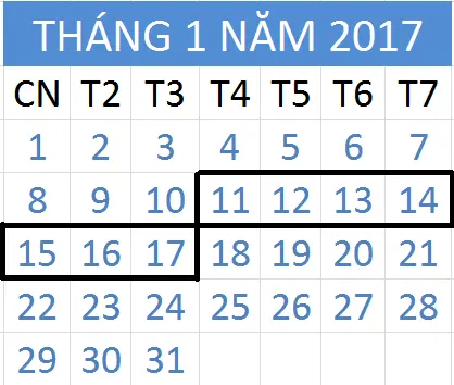 Tử vi hàng tuần từ ngày 11/01/2017 đến 17/01/2017