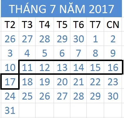 Tử vi hàng tuần từ ngày 11/07/2017 đến 17/07/2017