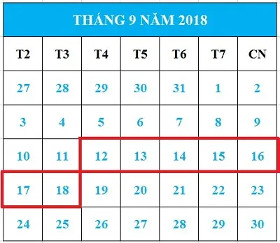 Tử vi hàng tuần từ ngày 12/09/2018 đến 18/09/2018
