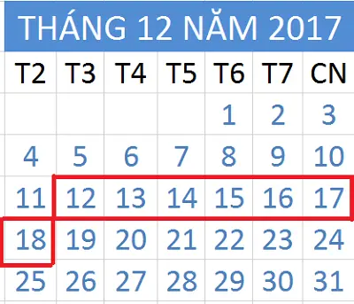 Tử vi hàng tuần từ ngày 12/12/2017 đến ngày 18/12/2017