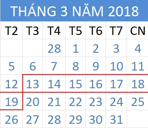 Tử vi hàng tuần từ ngày 13/03/2018 đến 19/03/2018