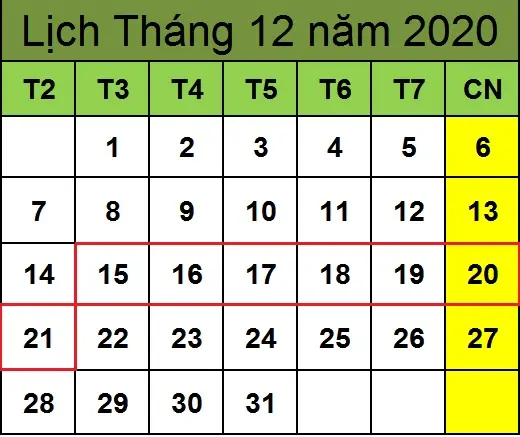 Tử vi hàng tuần từ ngày 15/12/2020 đến ngày 21/12/2020