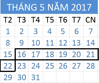 Tử vi hàng tuần từ ngày 16/05/2017 đến 22/05/2017