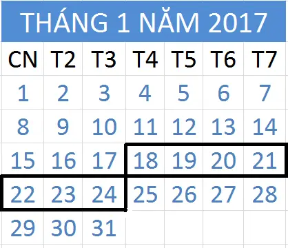 Tử vi hàng tuần từ ngày 18/01/2017 đến 24/01/2017