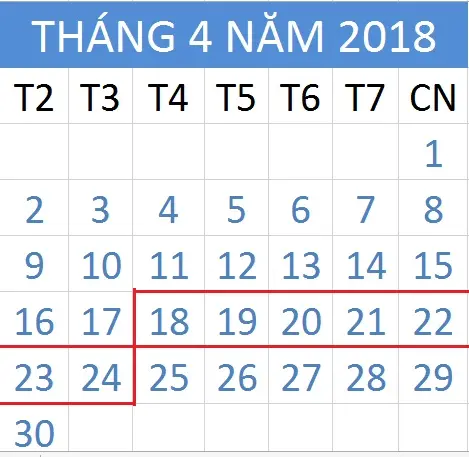 Tử vi hàng tuần từ ngày 18/04/2018 đến 24/04/2018