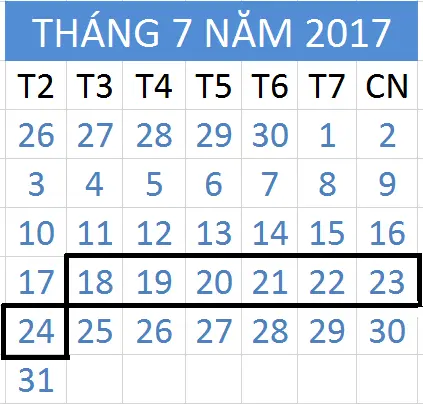Tử vi hàng tuần từ ngày 18/07/2017 đến 24/07/2017