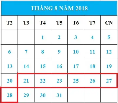 Tử vi hàng tuần từ ngày 21/08/2018 đến ngày 28/08/2018