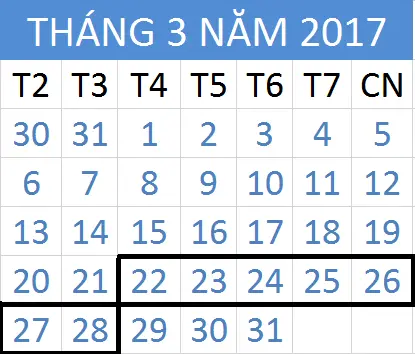 Tử vi hàng tuần từ ngày 22/03/2017 đến 28/03/2017
