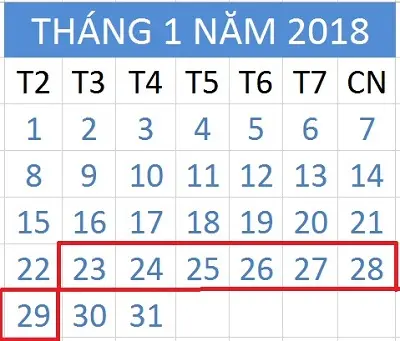 Tử vi hàng tuần từ ngày 23/1/2018 đến ngày 29/1/2018