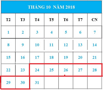 Tử vi hàng tuần từ ngày 24/10/2018 đến ngày 30/10/2018