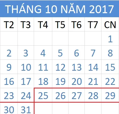 Tử vi hàng tuần từ ngày 25/10/2017 đến 31/10/2017