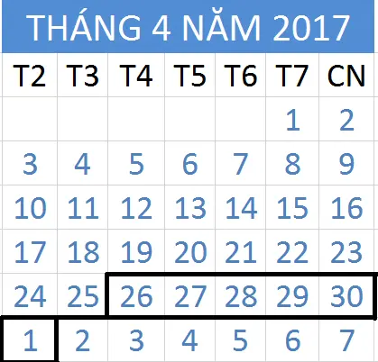 Tử vi hàng tuần từ ngày 26/04/2017 đến 01/05/2017
