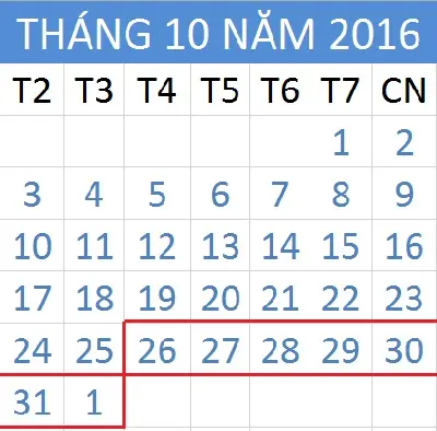 Tử vi hàng tuần từ ngày 26/10/2016 đến 01/11/2016