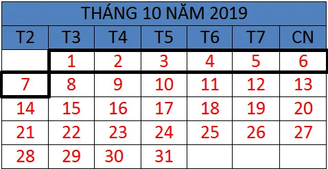 Tử vi hàng tuần từ ngày 01/10/2019 đến ngày 07/10/2019