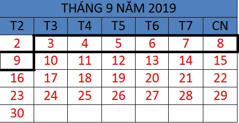 Tử vi hàng tuần từ ngày 03/09/2019 đến ngày 09/09/2019