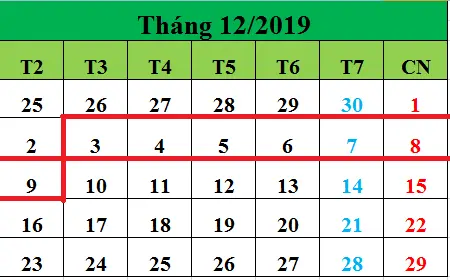 Tử vi hàng tuần từ ngày 03/12/2019 đến ngày 09/12/2019