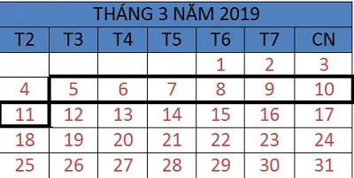 Tử vi hàng tuần từ ngày 05/03/2019 đến ngày 11/03/2019