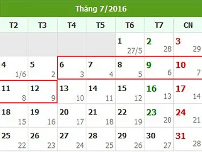 Tử vi hàng tuần từ ngày 06/7/2016 đến 12/7/2016