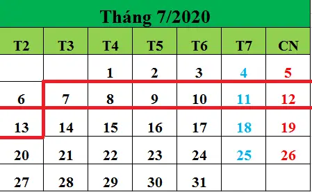 Tử vi hàng tuần từ ngày 07/07/2020 đến ngày 13/07/2020
