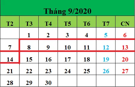 Tử vi hàng tuần từ ngày 08/09/2020 đến ngày 14/09/2020
