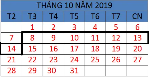 Tử vi hàng tuần từ ngày 08/10/2019 đến ngày 14/10/2019