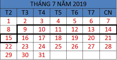 Tử vi hàng tuần từ ngày 09/07/2019 đến ngày 15/07/2019