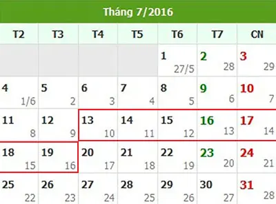 Tử vi hàng tuần từ ngày 13/7/2016 đến 19/7/2016