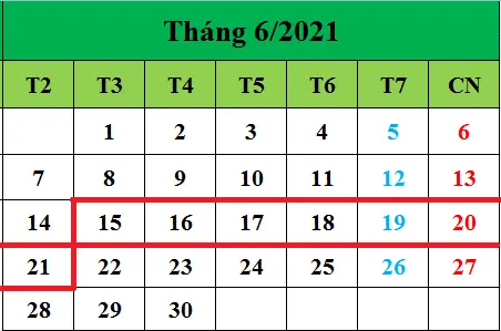 Tử vi hàng tuần từ ngày 15/06/2021 đến ngày 21/06/2021