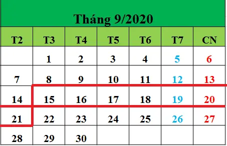 Tử vi hàng tuần từ ngày 15/09/2020 đến ngày 21/09/2020