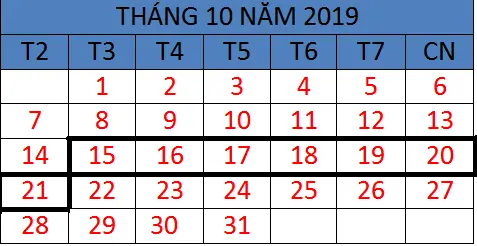 Tử vi hàng tuần từ ngày 15/10/2019 đến ngày 21/10/2019