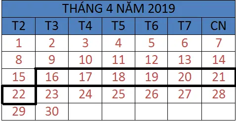 Tử vi hàng tuần từ ngày 16/04/2019 đến ngày 22/04/2019
