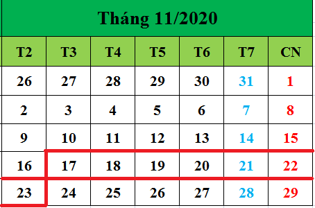 Tử vi hàng tuần từ ngày 17/11/2020 đến ngày 23/11/2020