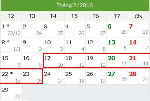 Tử vi hàng tuần từ ngày 17/2/2016 đến ngày 23/2/2016