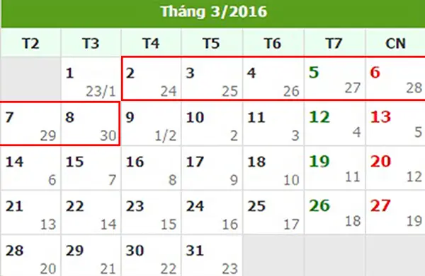 Tử Vi Hàng Tuần từ ngày 2/3/2016 đến ngày 8/3/2016