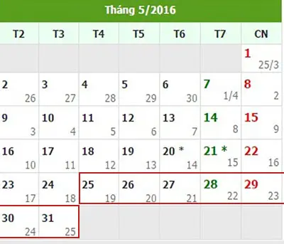 Tử vi hàng tuần từ ngày 25/5/2016 đến 31/5/2016