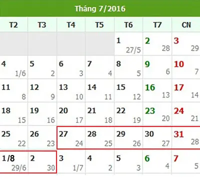 Tử vi hàng tuần từ ngày 27/07/2016 đến 02/08/2016