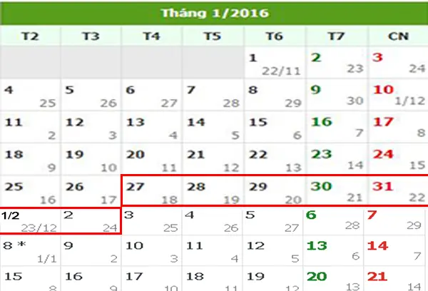 Tử Vi Hàng Tuần từ ngày 27/1/2016 tới 2/2/2016
