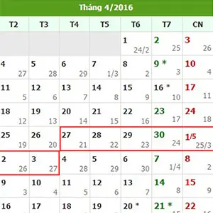 Tử vi hàng tuần từ ngày 27/4/2016 đến 3/5/2016