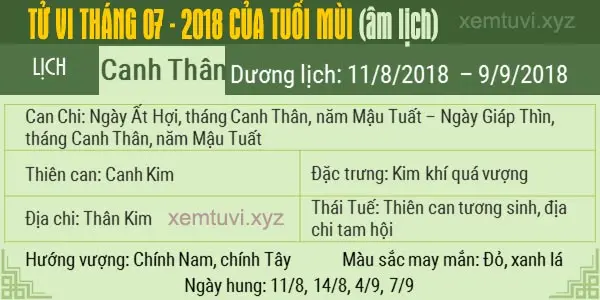 Xem tử vi tháng 7 năm 2018 của tuổi Ngọ