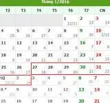 Tử Vi Hàng Tuần từ ngày 27/1/2016 tới 2/2/2016