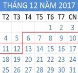 Tử vi hàng tuần từ ngày 06/12/2017 đến 12/12/2017