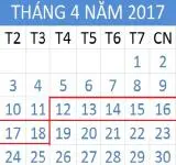 Tử vi hàng tuần từ ngày 12/04/2017 đến 18/04/2017