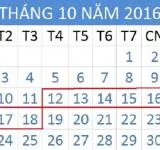 Tử vi hàng tuần từ ngày 12/10/2016 đến 18/10/2016
