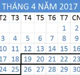 Tử vi hàng tuần từ ngày 19/04/2017 đến 25/04/2017