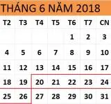 Tử vi hàng tuần từ ngày 20/06/2018 đến 26/06/2018