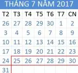 Tử vi hàng tuần từ ngày 25/07/2017 đến 31/07/2017