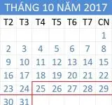 Tử vi hàng tuần từ ngày 25/10/2017 đến 31/10/2017